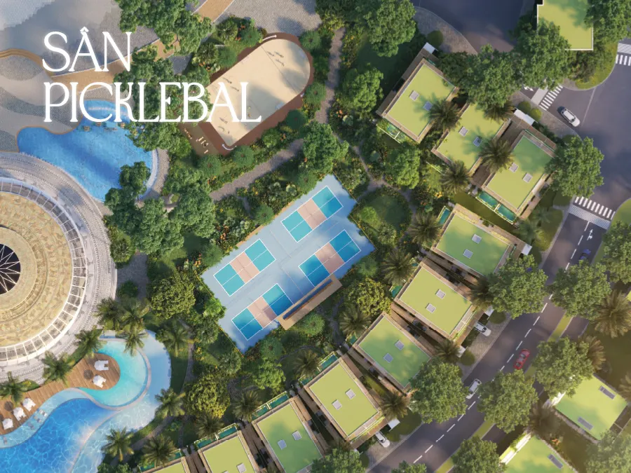 Sân pickleball - Tiện ích tại La Tiên Villa